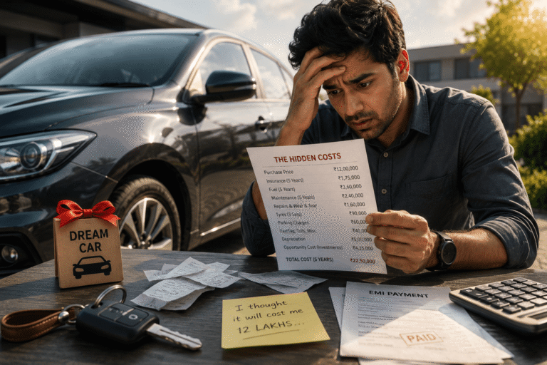 Hidden car ownership costs India — depreciation fuel insurance breakdown 2026